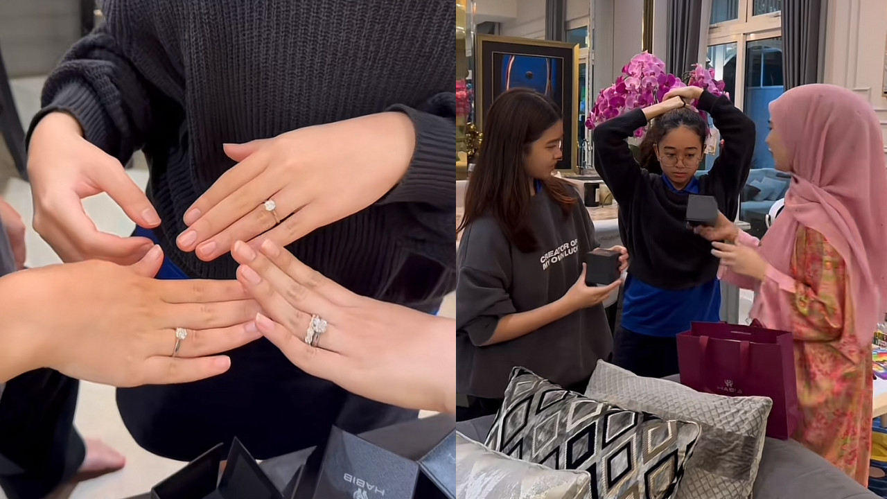[VIDEO] Madammu Hadiahkan Dua Anak Perempuannya Cincin Berlian!