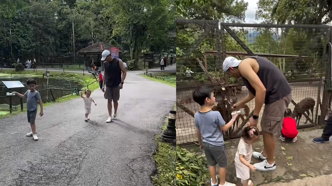 [VIDEO] Isaac Raees Teruja Dapat Tengok Binatang Di Zoo Taiping-“Jenuh Nak Layan 2 Anak”
