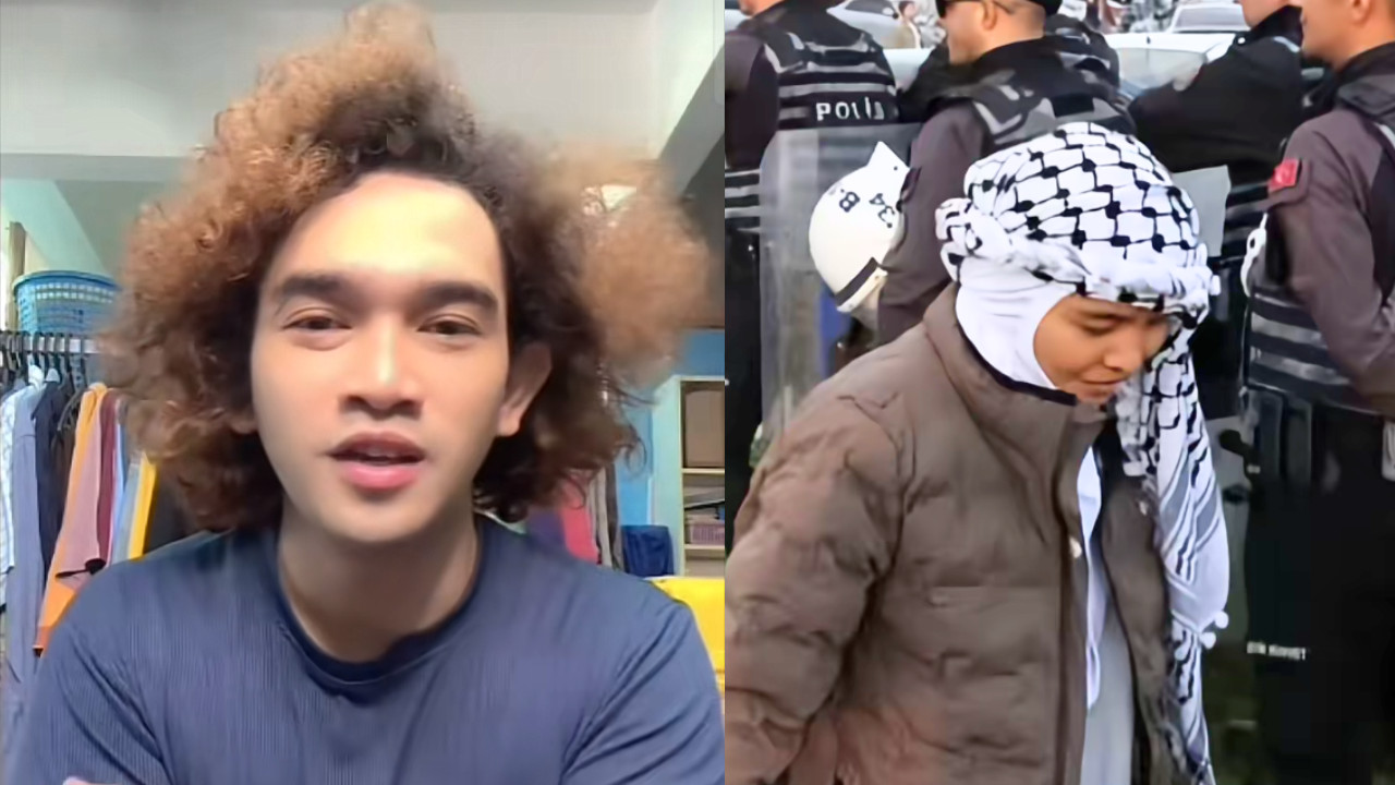 [VIDEO] Nadzmi Adhwa Sebak Lihat Ardell Pakai Tshirt Putih Sebagai Tudung