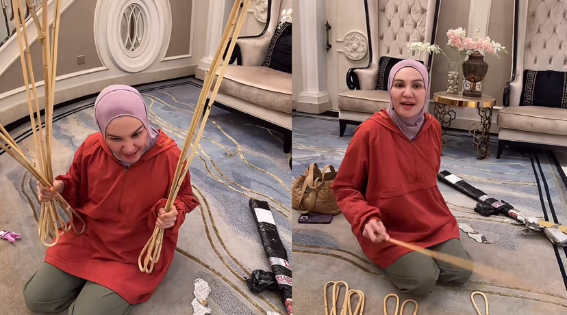 [VIDEO] Netizen Terhibur Lihat Datin Shahida Beli Banyak Rotan Untuk Anaknya-“Esok Hilang Lah Ni”