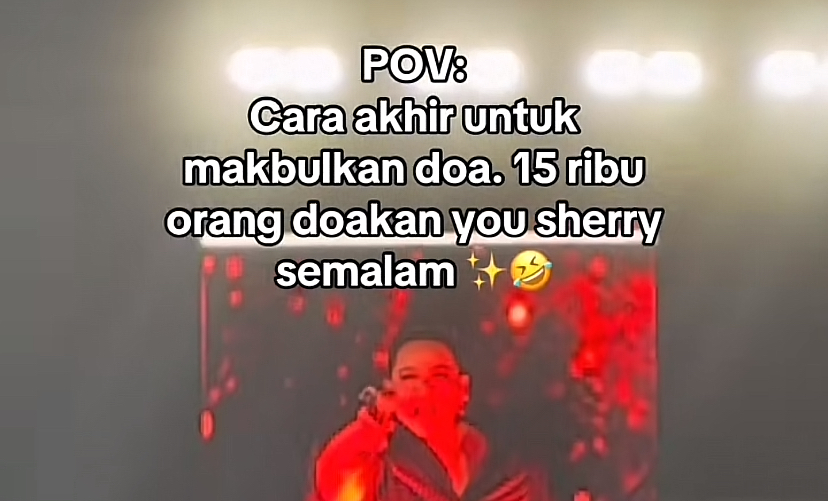 [VIDEO] Aksi 15,000 Penonton Doakan Sherry Alhadad Untuk Kurus Raih Perhatian Ramai!