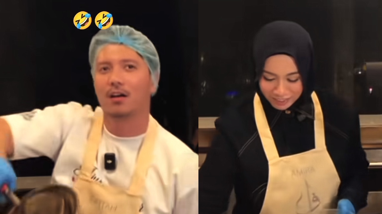 [VIDEO] Peminat Teruja Lihat Telatah Fattah Amin & Amira Othman Bungkus Kunafa