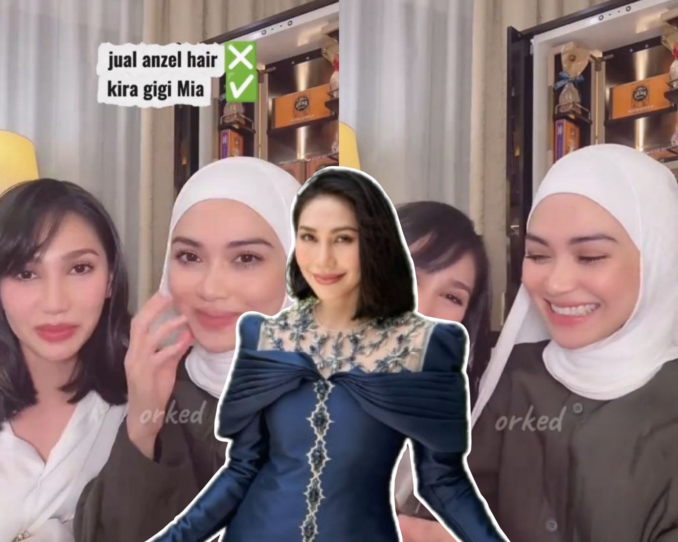 [VIDEO] Live Anzalna Buat Ramai Berdekah, Netizen Sibuk Kira Gigi Mia Nasir- “Allah Bagi Extra Gigi”