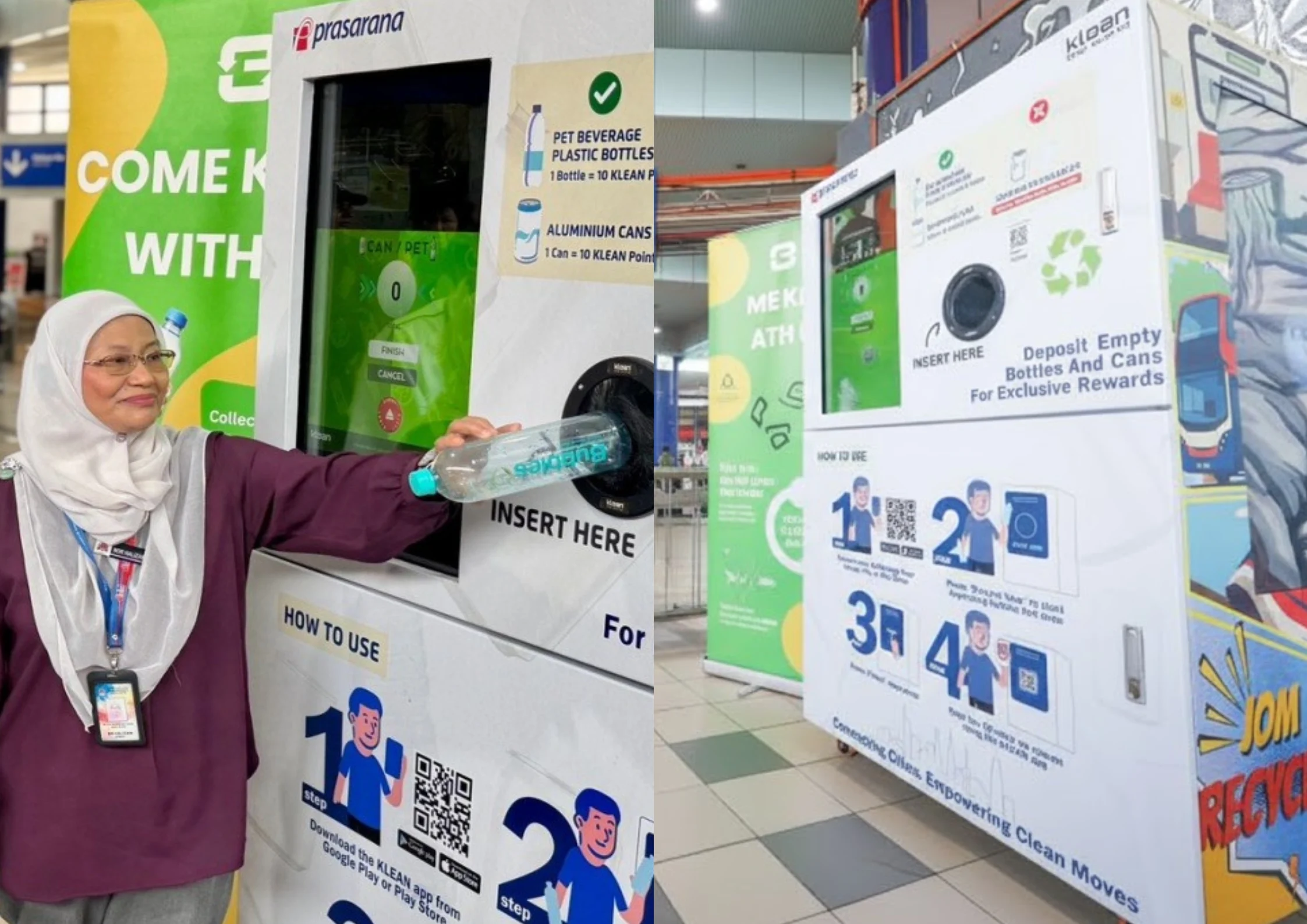 Naik LRT, Recycle & Tebus Ganjaran, Inisiatif RVM Prasarana Memang Next Level