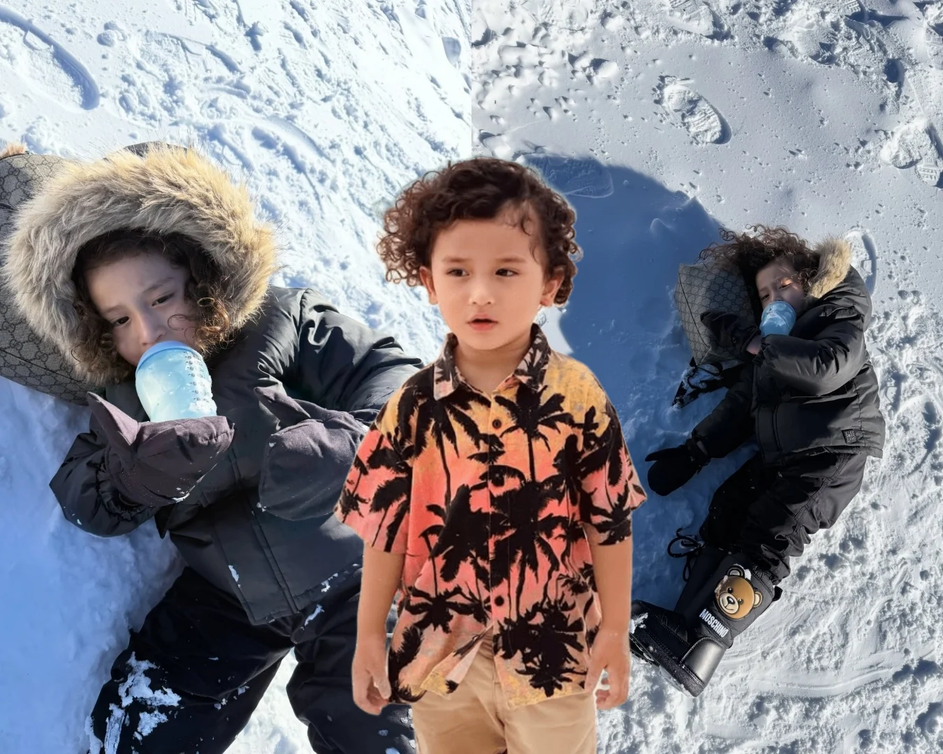 [VIDEO] Gelagat Anak Kedua Anzalna Buat Ramai Berdekah- “Tengah Bina Snowman Tiba-Tiba Nak Susu”