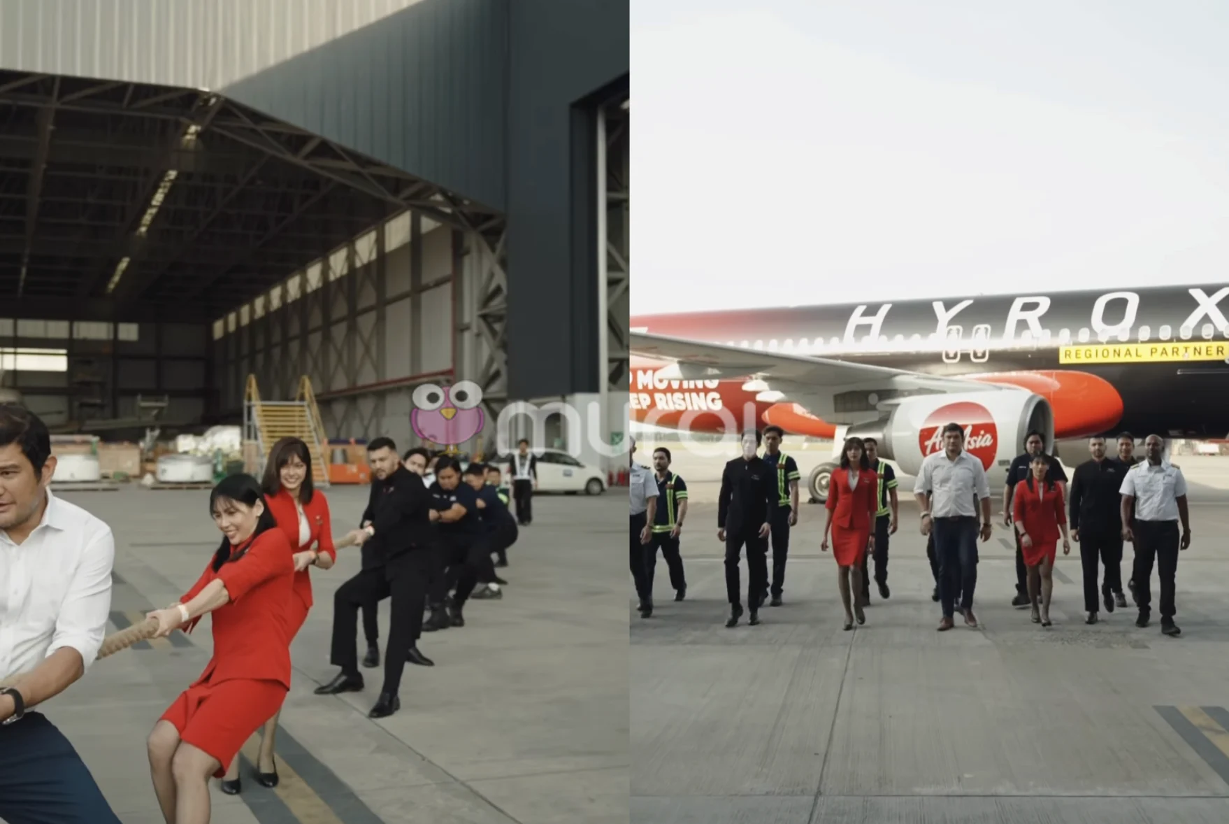 AirAsia X HYROX: Pengurus Besar & Kru Cabar Diri Tarik Pesawat 44 Tan