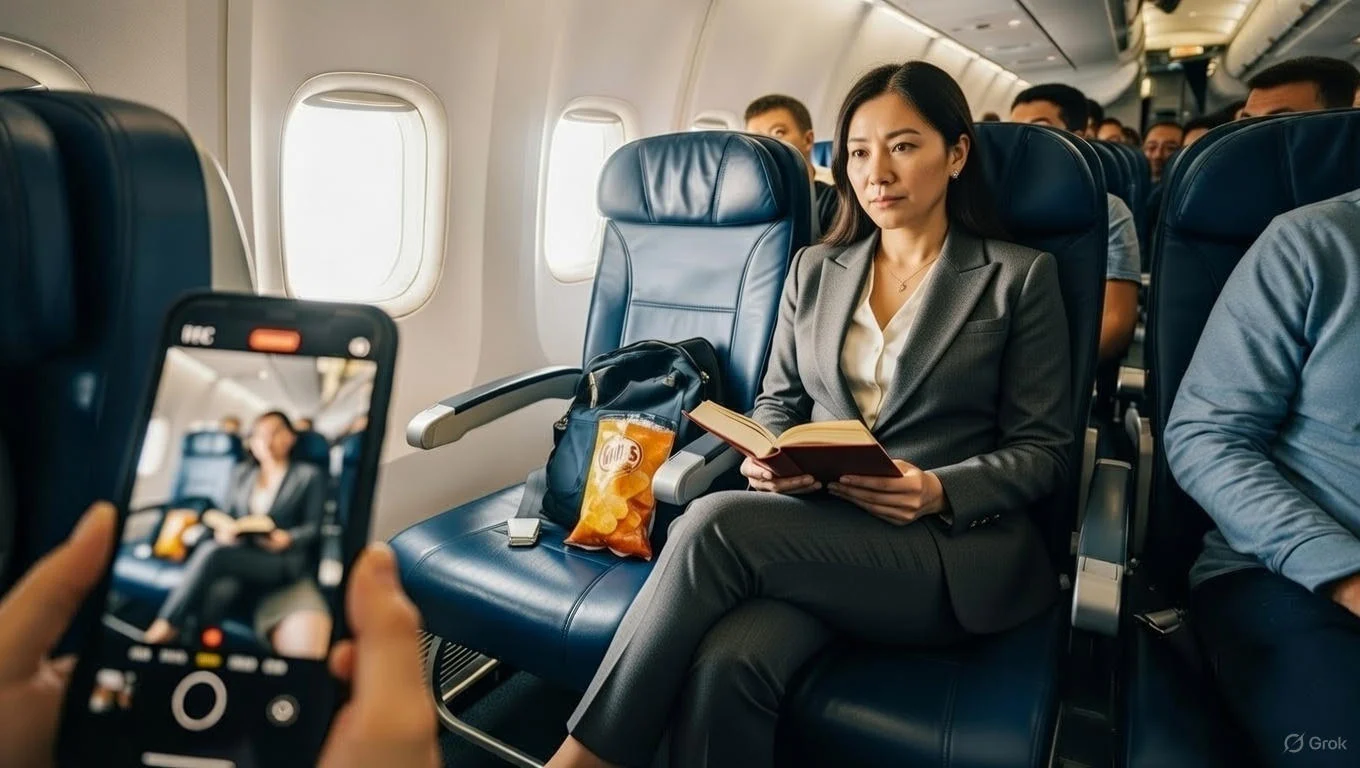 Beli Dua Kerusi Dalam Flight, Tapi Dipersoal Penumpang Lain,- “Salahkah Mahu Selesa?”
