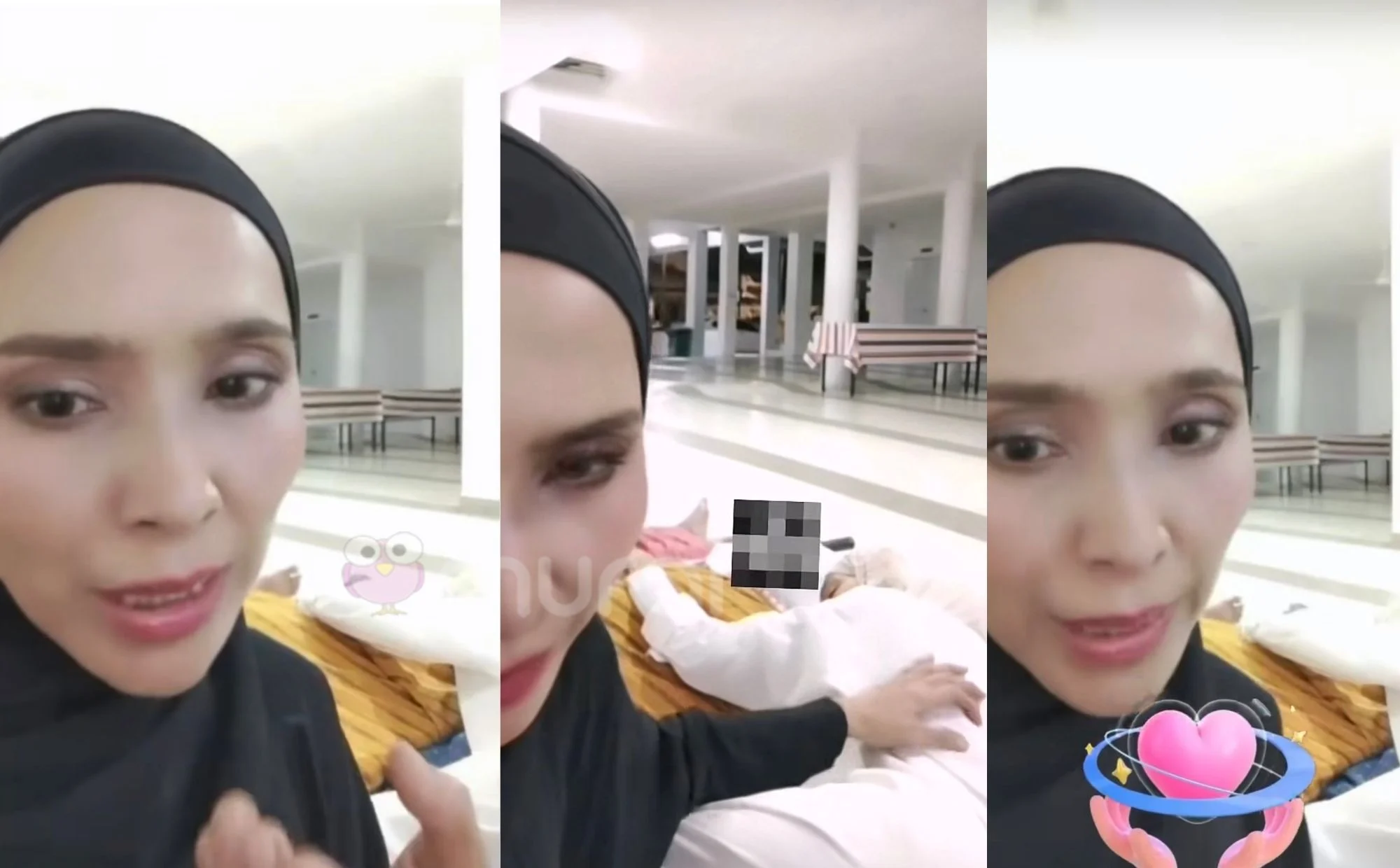[VIDEO] Aida Aris Buat ‘Live’ Di Sebelah Jenazah Anak Amyza Aznan, Undang Teguran Netizen!-“Tolong Hormat…”