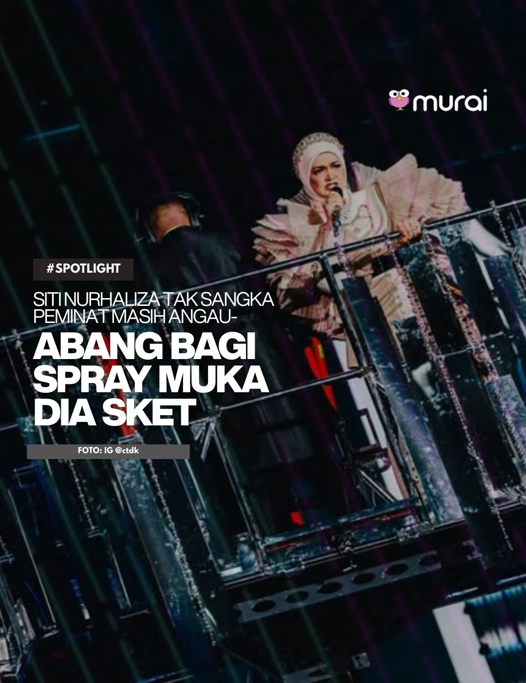 Siti Nurhaliza Tak Sangka Peminat Masih Angau- ‘Abang Bagi Spray Muka Dia Sket’