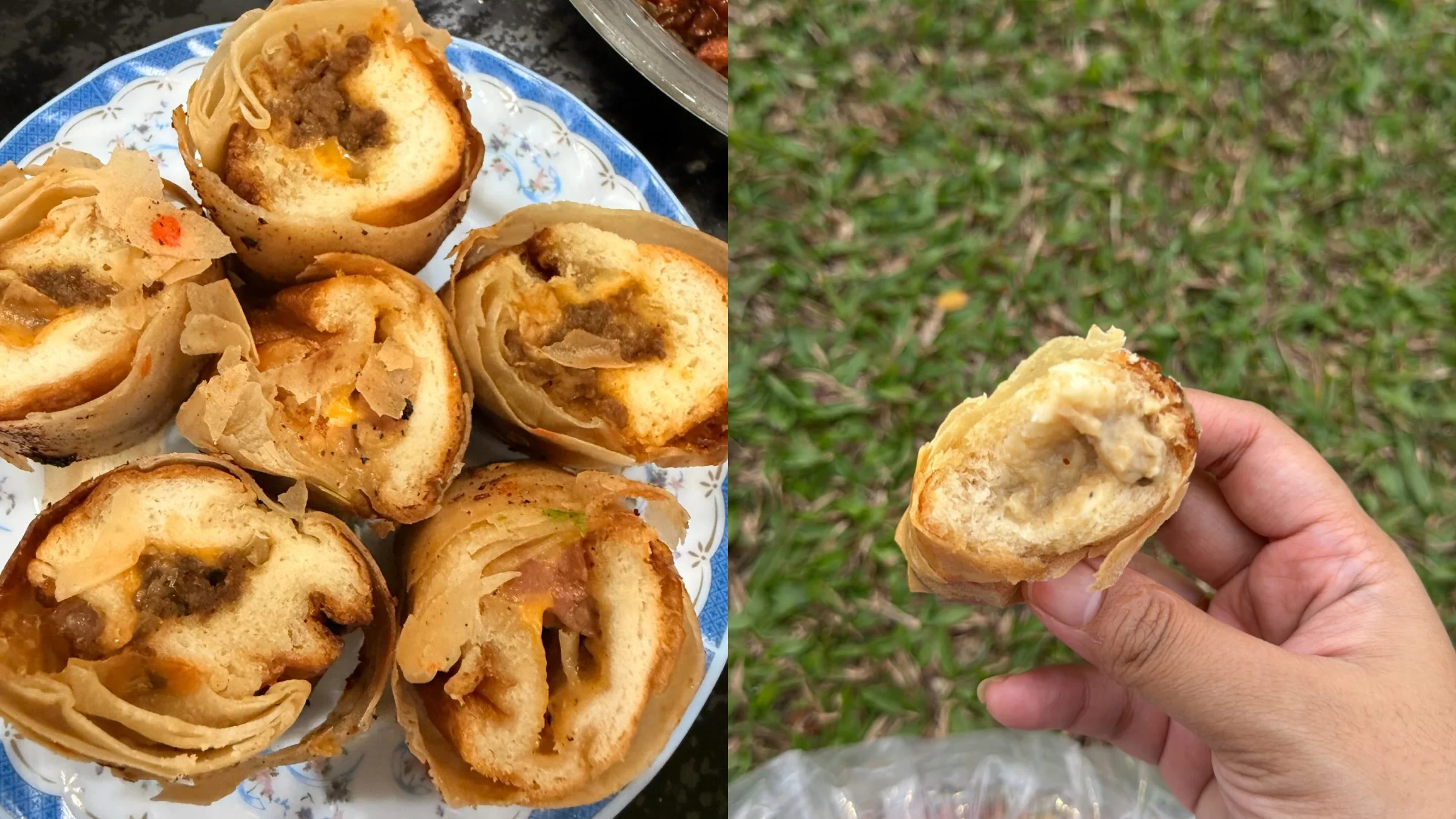 Popia ‘Big Mac’ RM2.50 Seunit Jadi Bualan, Pembeli Kecewa Inti Cuma Secebis