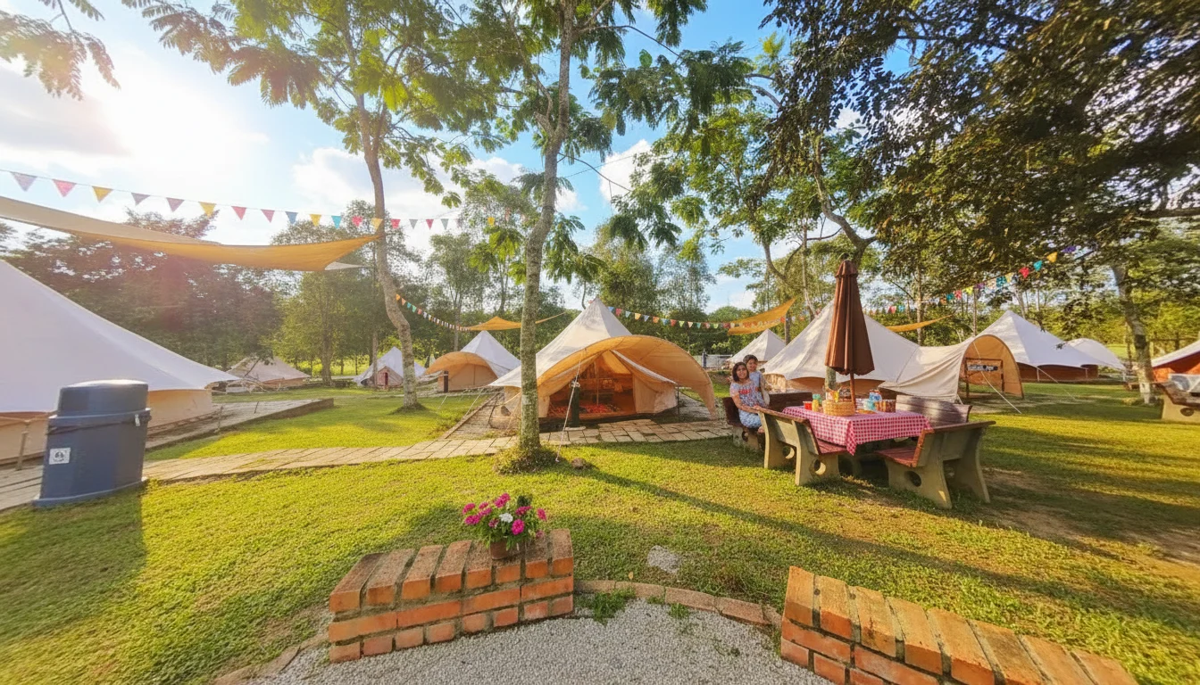 Tak Sampai RM60 Seorang, Glamping @ Wetland Putrajaya Tarik Perhatian Pengunjung