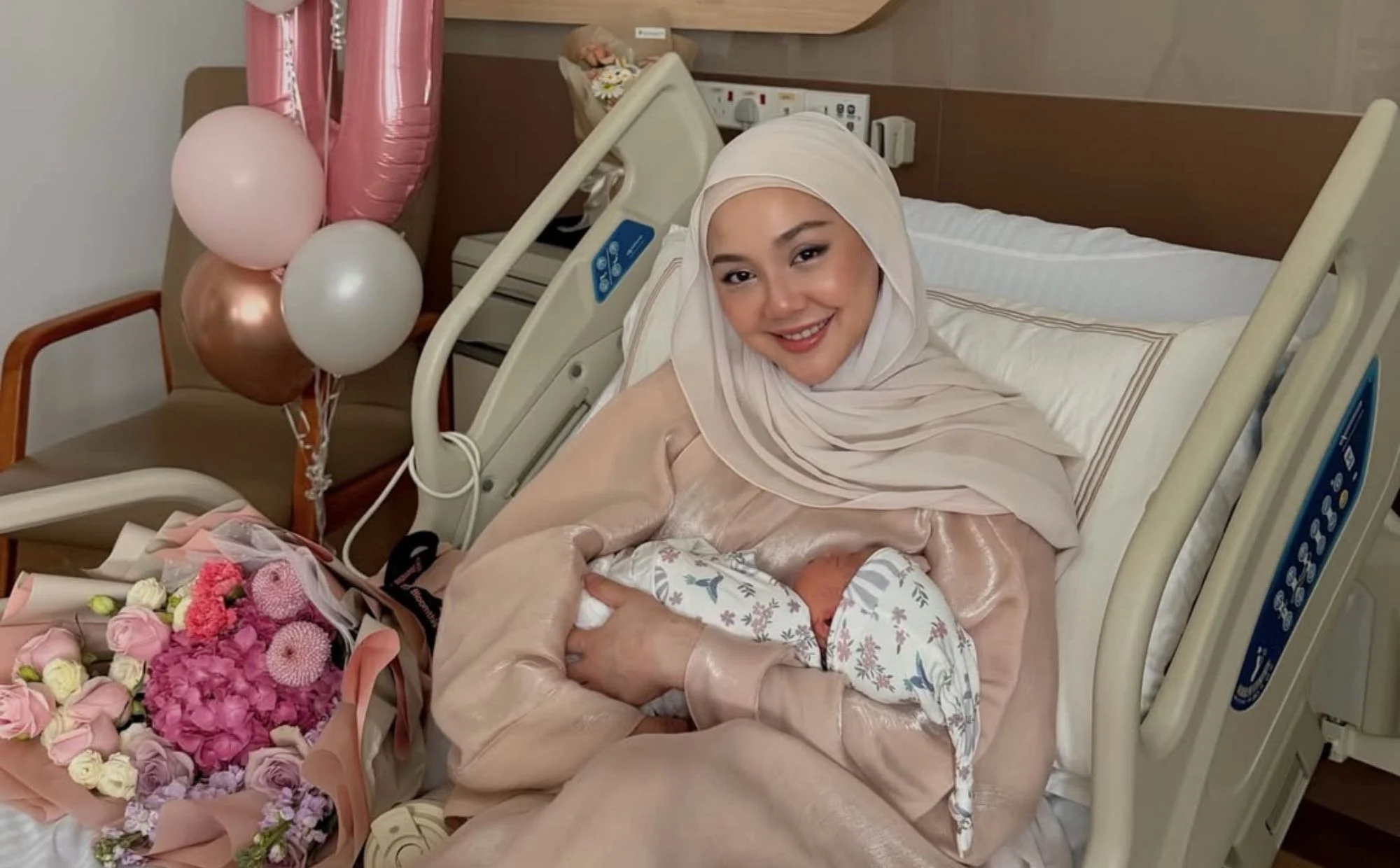 Nurin Afiqah Selamat Timang Cahaya Mata Kedua