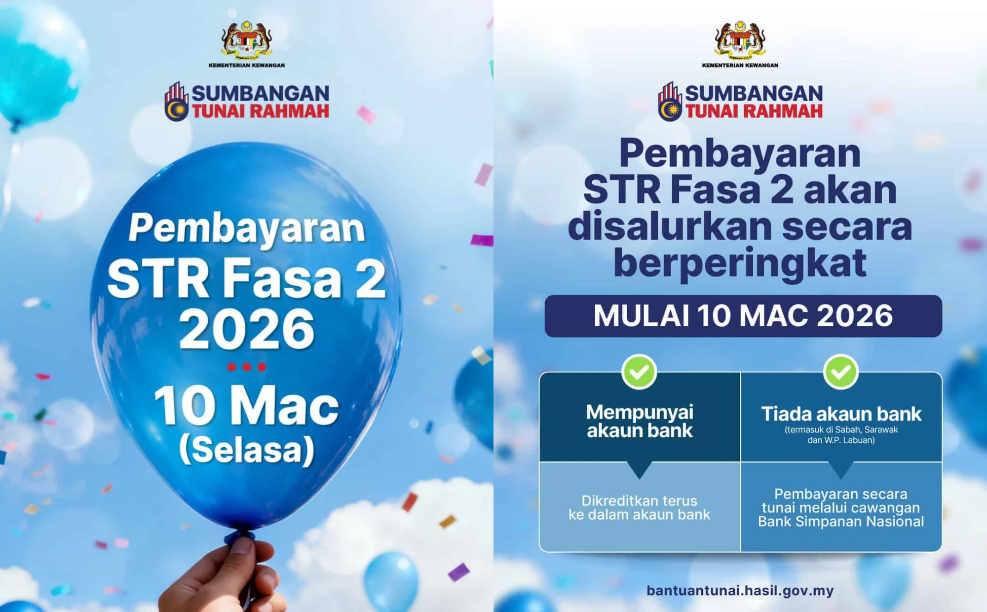 STR Fasa 2 Dah Masuk? Ini Cara Semak Status Bayaran Anda