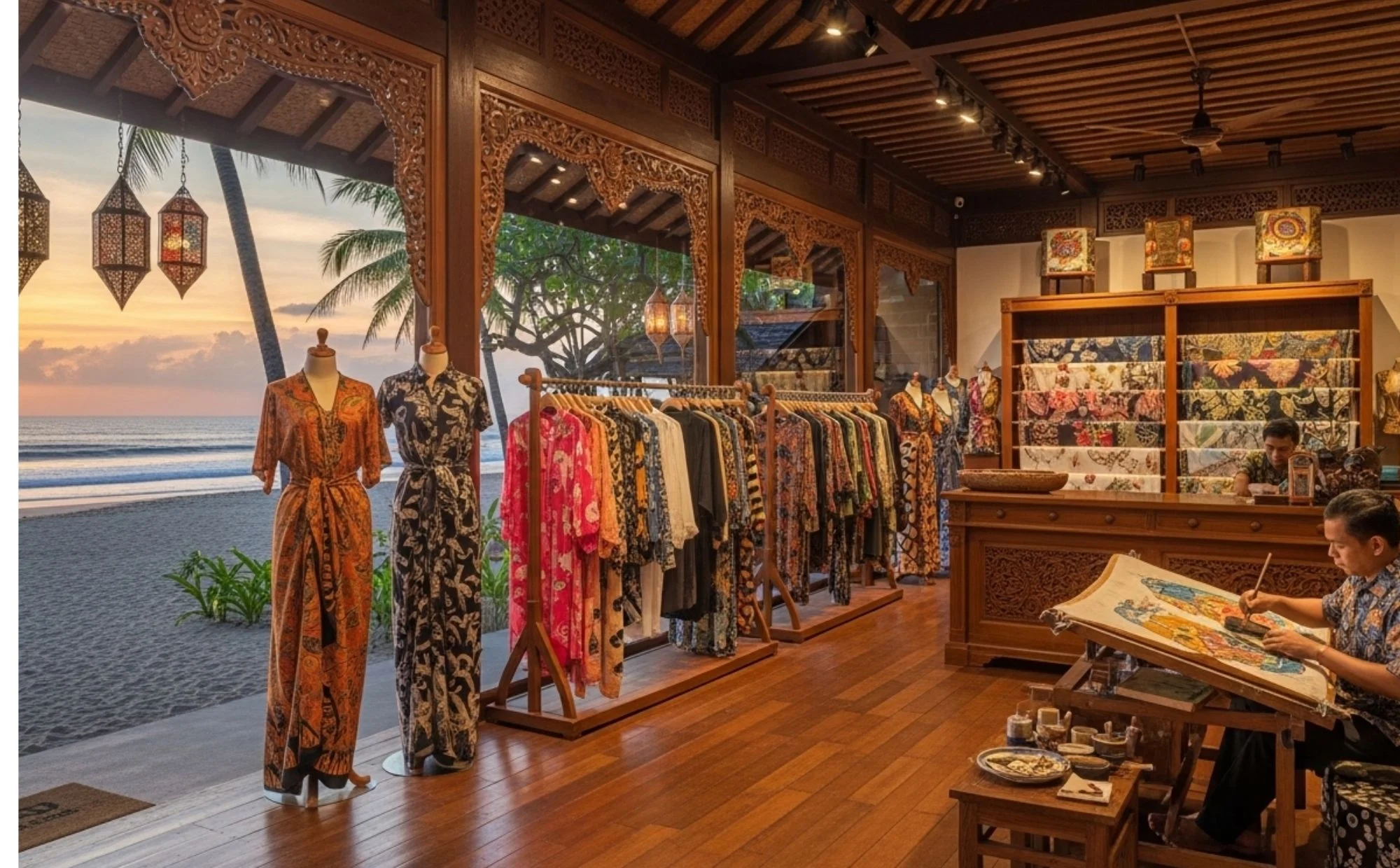 Natural Batik Village Kuantan: Masuk Percuma, Pengunjung Boleh Canting Batik Sendiri