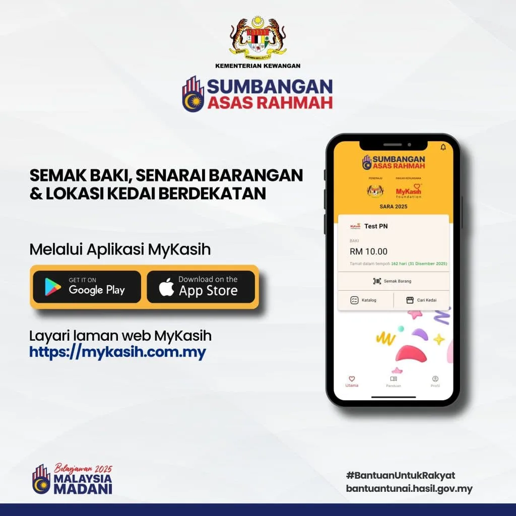 duit dalam mykad sara untuk semua rm100 one-off