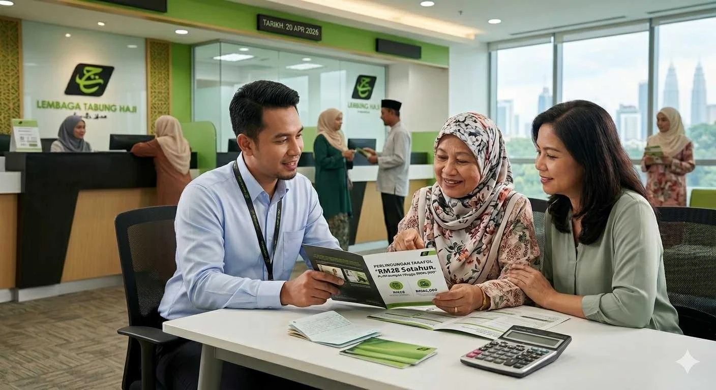 Ramai Tak Tahu! RM28 Setahun Dah Boleh Dapat Perlindungan Hingga RM96,000 Dengan Tabung Haji
