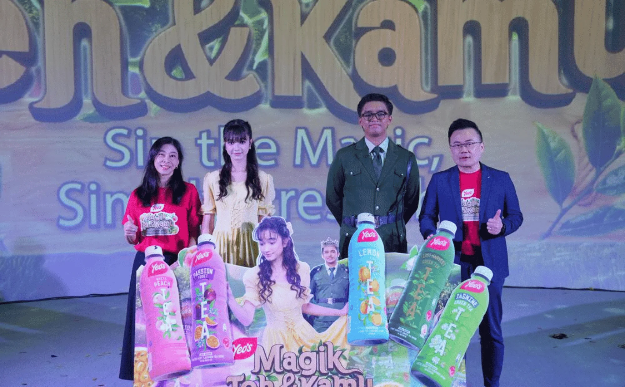 Yeo’s Raikan Hari Teh Sedunia Bersama Ammar Ahyan & Emma Sofea Dalam Dunia Penuh Magis