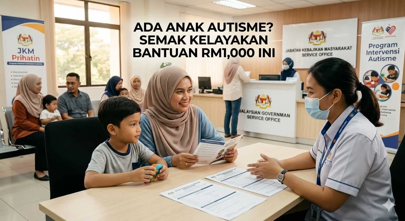 Ramai Tak Tahu, Anak Autisme Bawah 18 Tahun Layak Terima Subsidi RM1,000