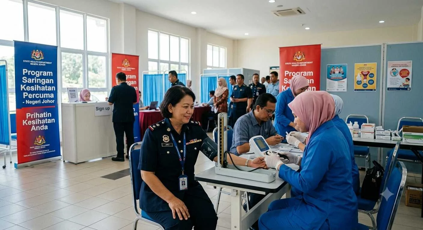 Jangan Lepaskan Peluang, Penjawat Awam Johor Kini Boleh Buat Saringan Kesihatan Percuma!
