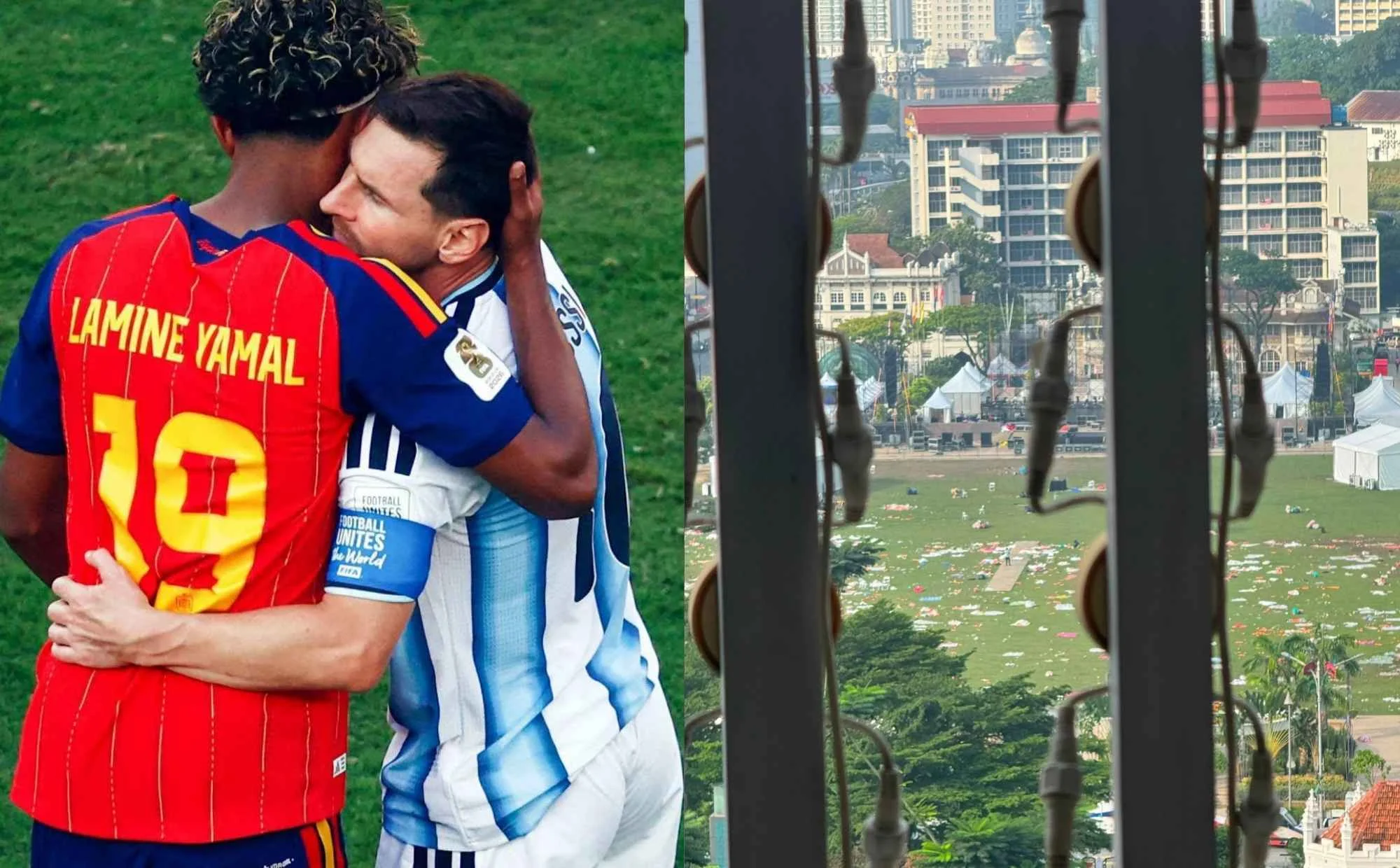 Tengok Bola Pandai, Buang Sampah? Dataran Merdeka Jadi Tapak Pelupusan Lepas Final FIFA