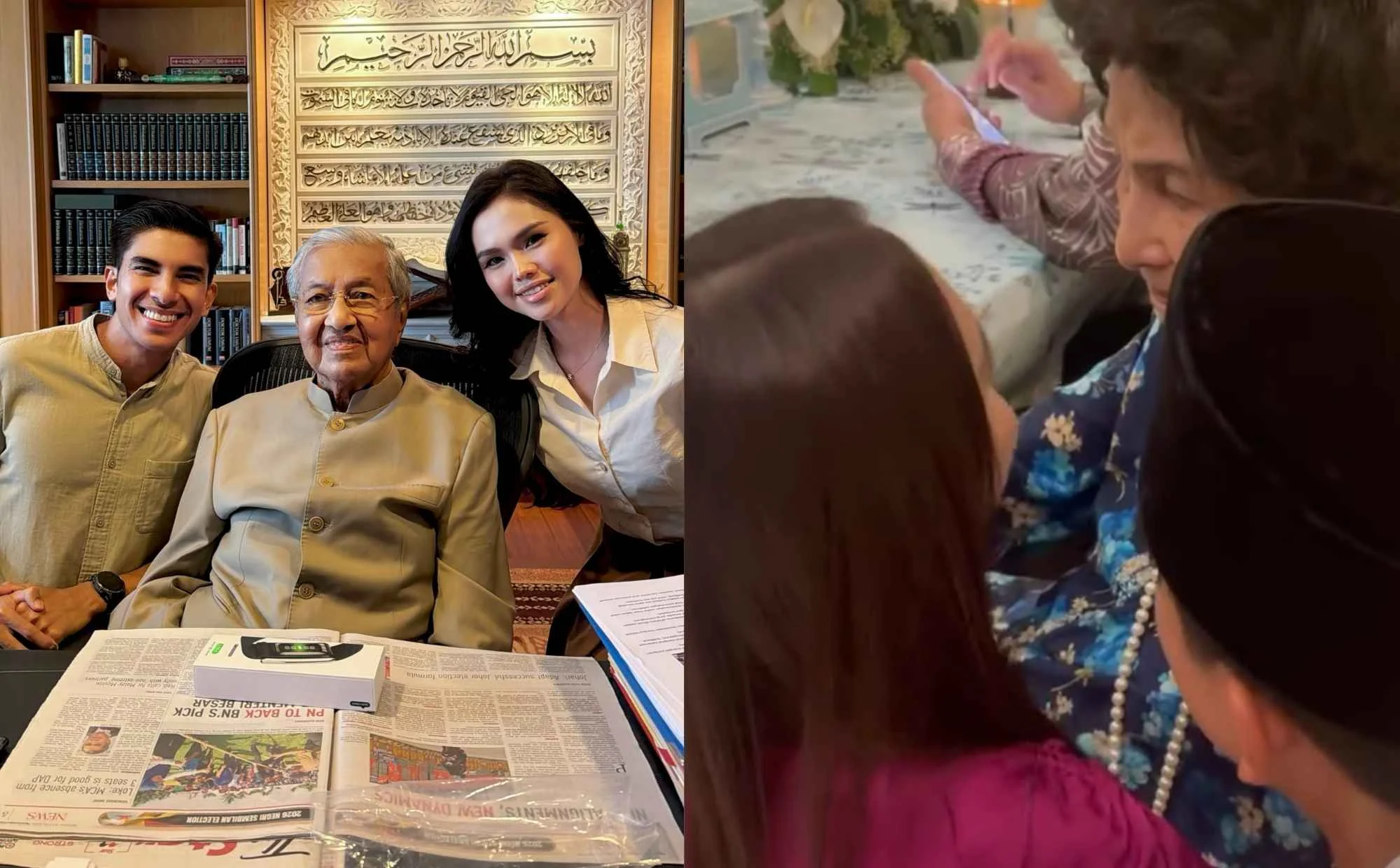 VIDEO Pelukan Tun Siti Hasmah Buat Syed Saddiq & Bella Astillah Undang Air Mata Netizen