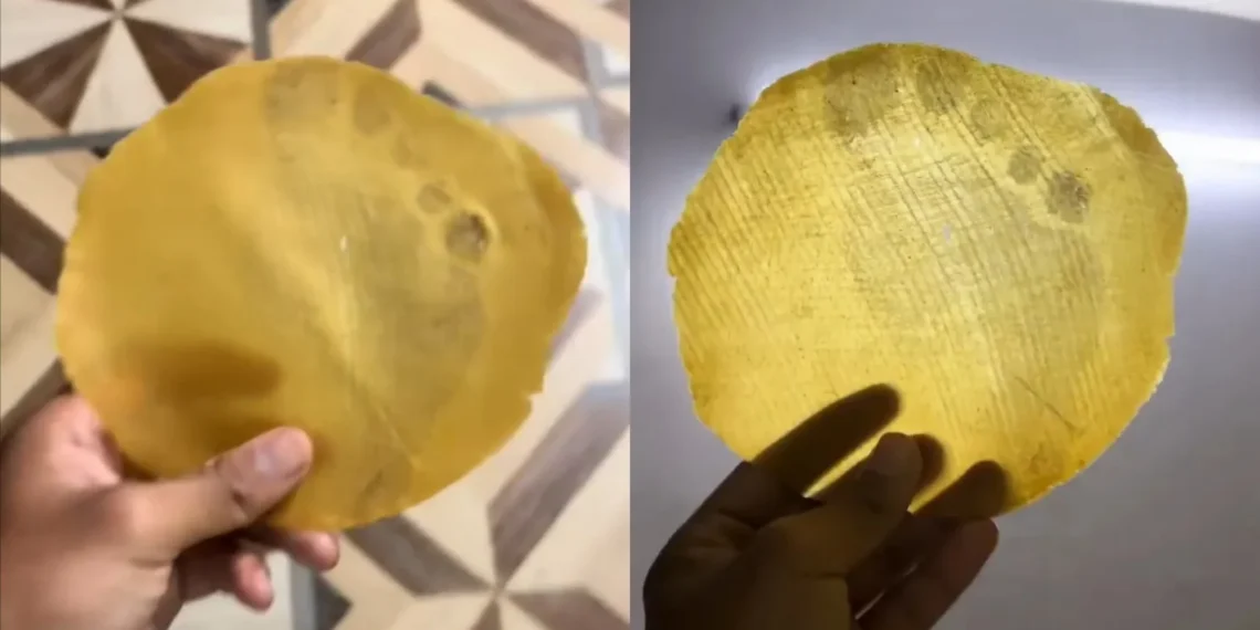 Tapak Kaki Pada Popadom